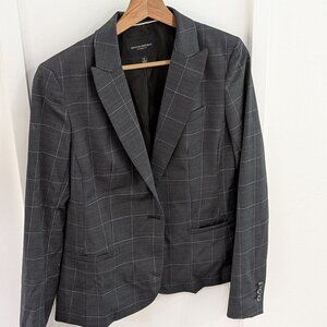 Banana Republic Classic Fit Plaid Blazer size 4